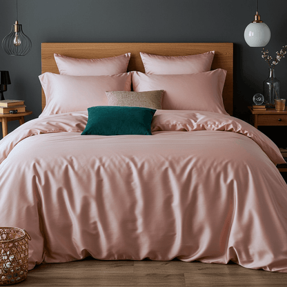 Luxe Baumwolle Satin Spannbettlaken