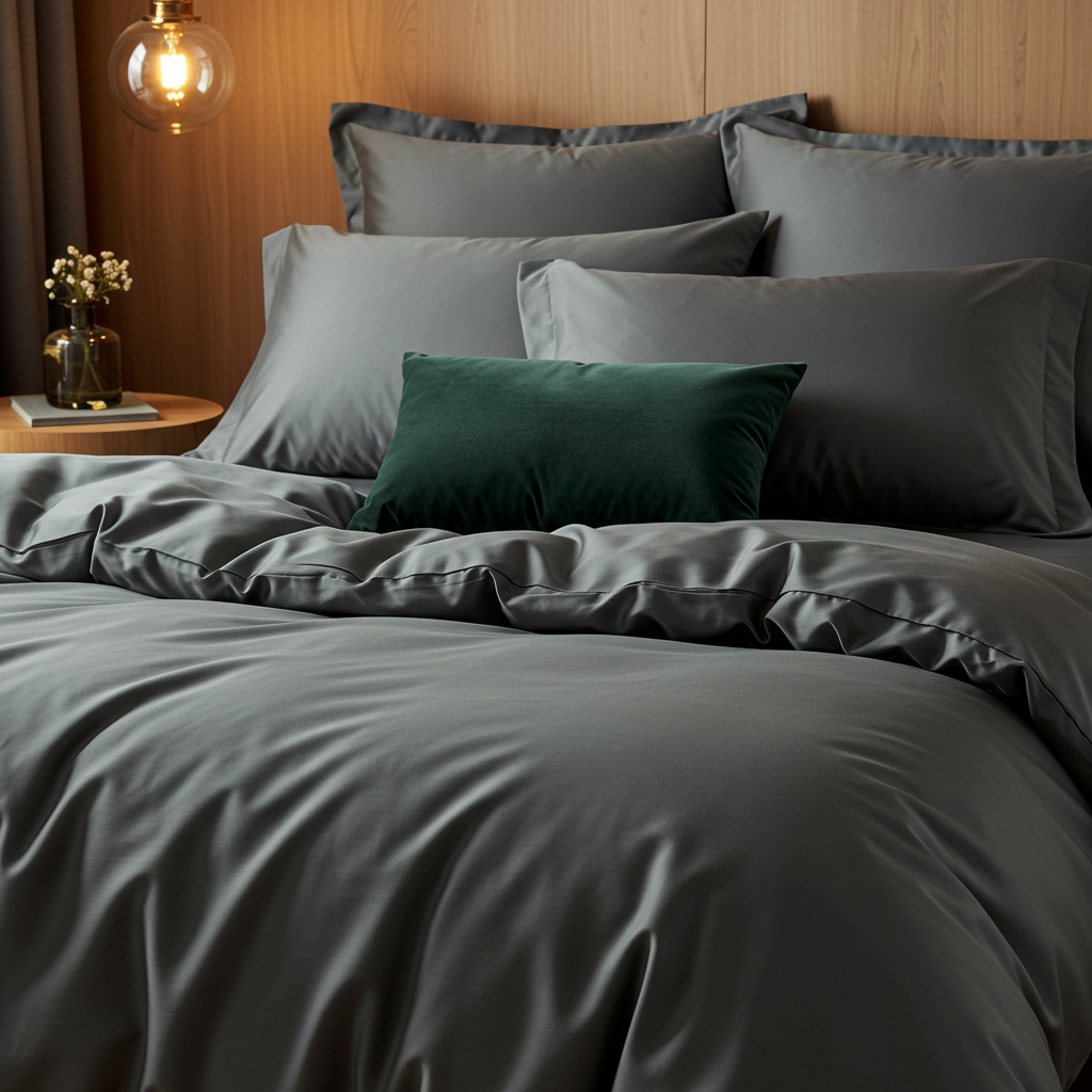 Luxe Baumwolle Satin Kissenbezug