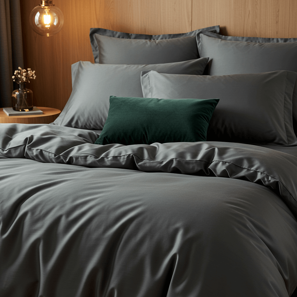 Luxe Baumwolle Satin Spannbettlaken