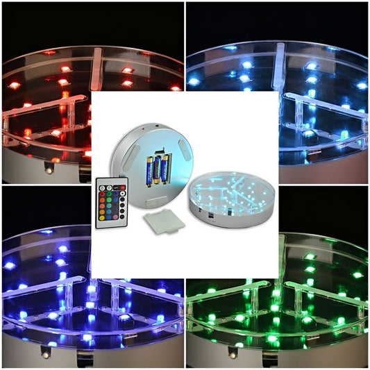 LED RGB Multicolor Platte mit Fernbedienung