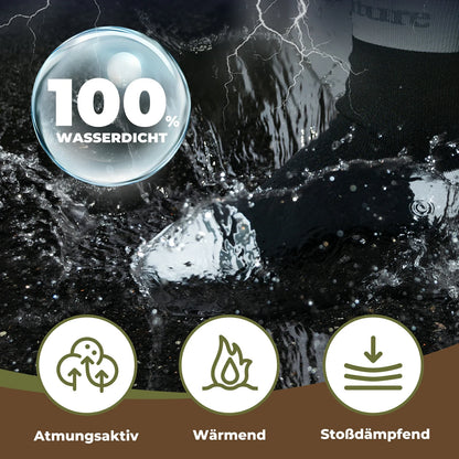 Qunature Wasserdichte Fahrradsocken Atmungsaktiv Unisex