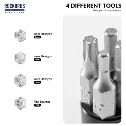 ROAD TO SKY Multifunktional 6 in 1 Reparatur Kit Werkzeug mit Kettenabzieher