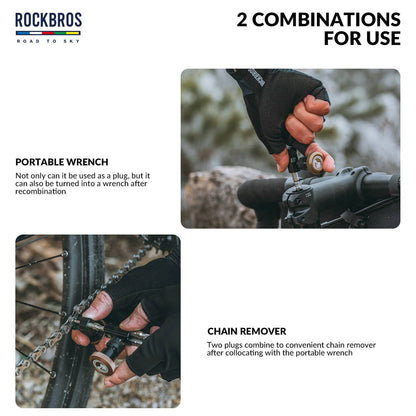 ROAD TO SKY Multifunktional 6 in 1 Reparatur Kit Werkzeug mit Kettenabzieher