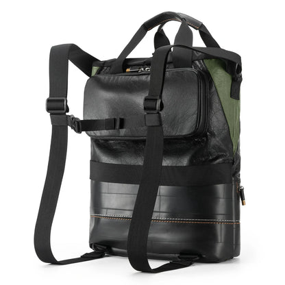 ROAD TO SKY Nachhaltige Fahrrad-Gepäckträgertasche aus recycelten Reifen 12L