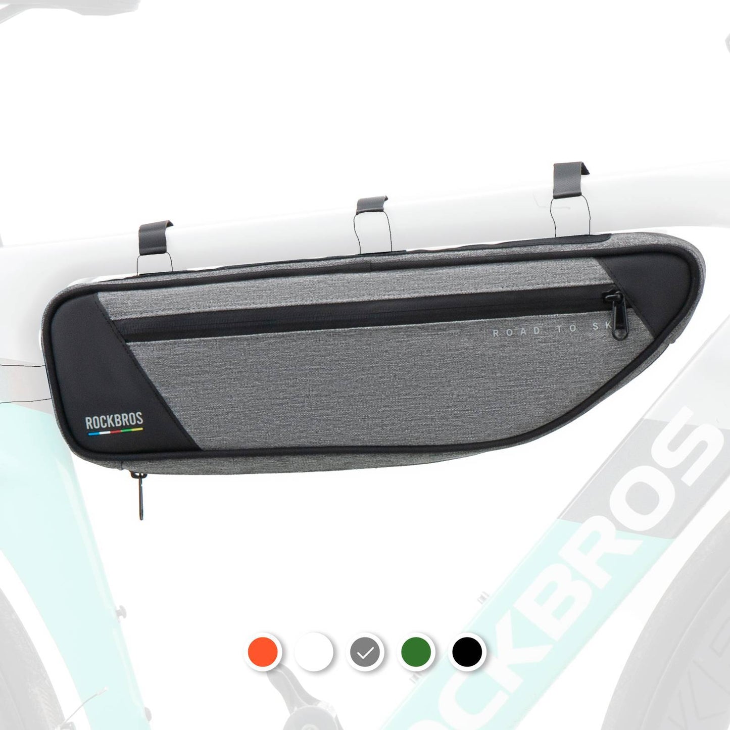 ROAD TO SKY Reflektierende Wasserdichte Fahrrad 2L Dreieckstasche