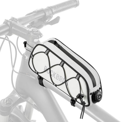 ROAD TO SKY Reflektierende Wasserabweisende Fahrrad Oberrohrtasche