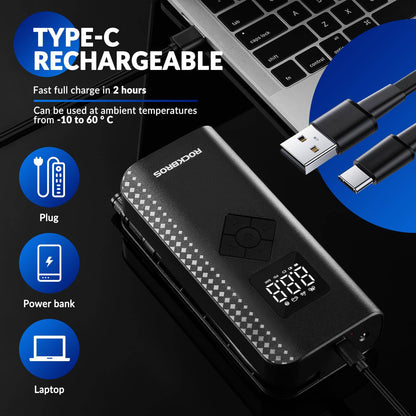 Mini Elektrische Luftpumpe 7-150PSI 5 Modi