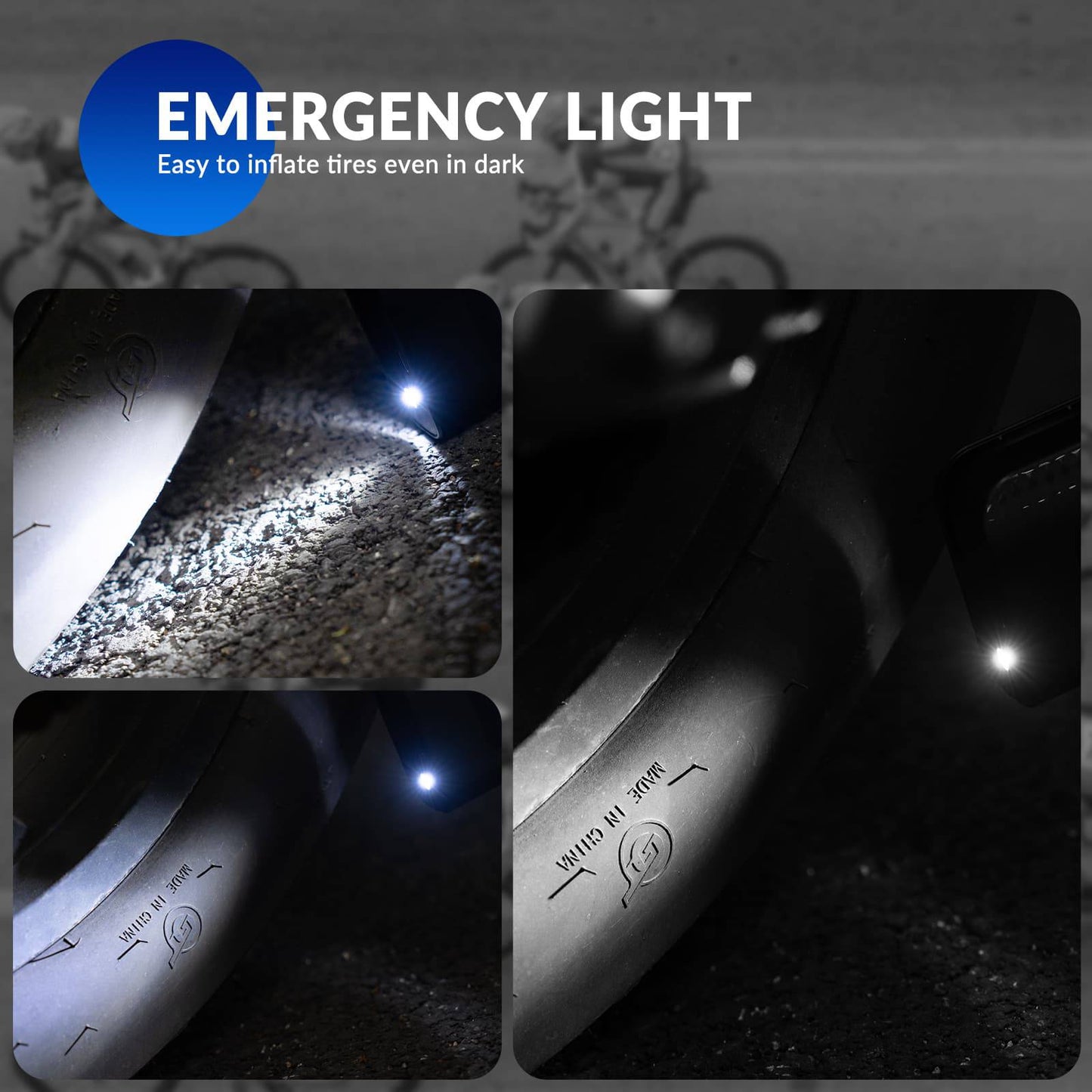 Mini Elektrische Luftpumpe 7-150PSI 5 Modi