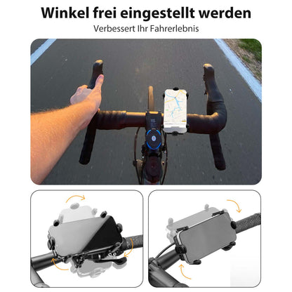 ROCKBROS Fahrrad Handyhalterung 360°Drehbar Motorrad Halterung