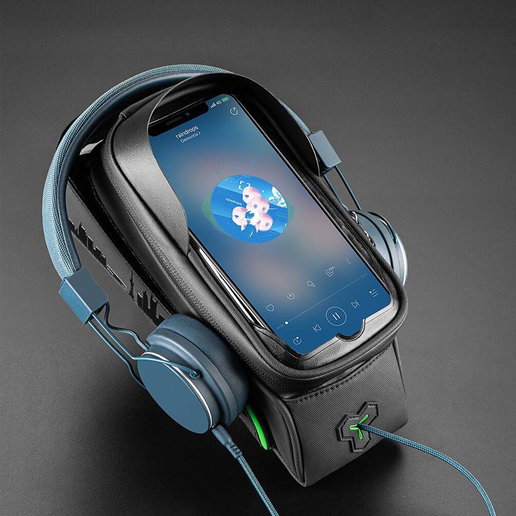 ROCKBROS Fahrrad Oberrohrtasche Wasserdicht Handytasche mit Touchscreen