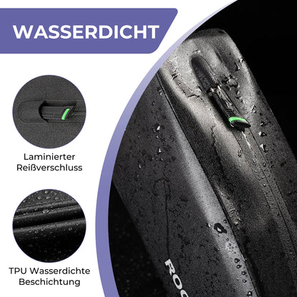 ROCKBROS Fahrrad Rahmentasche wasserdicht Staubfest Schwarz 1L/1,6 L