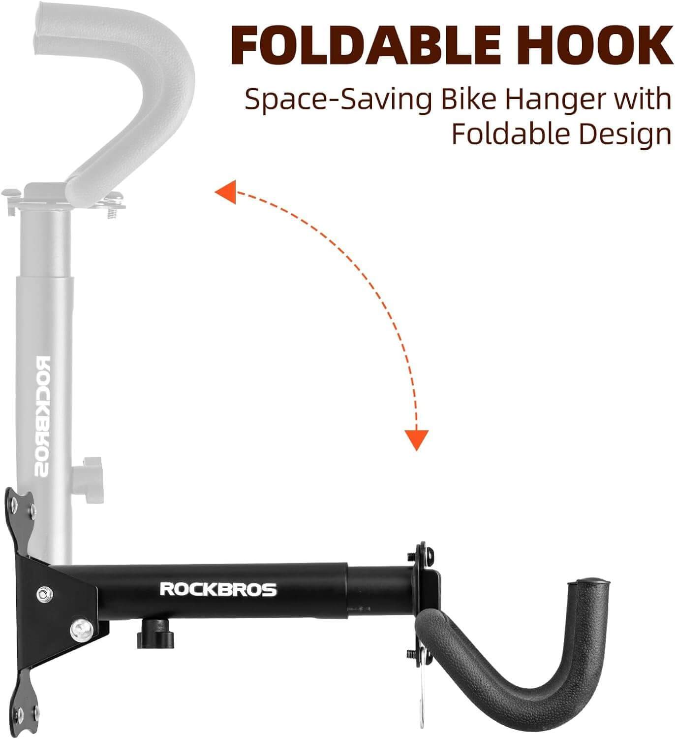 ROCKBROS Fahrrad Wandhalterung Robust Fahrradhalter Verstellbar 15kg