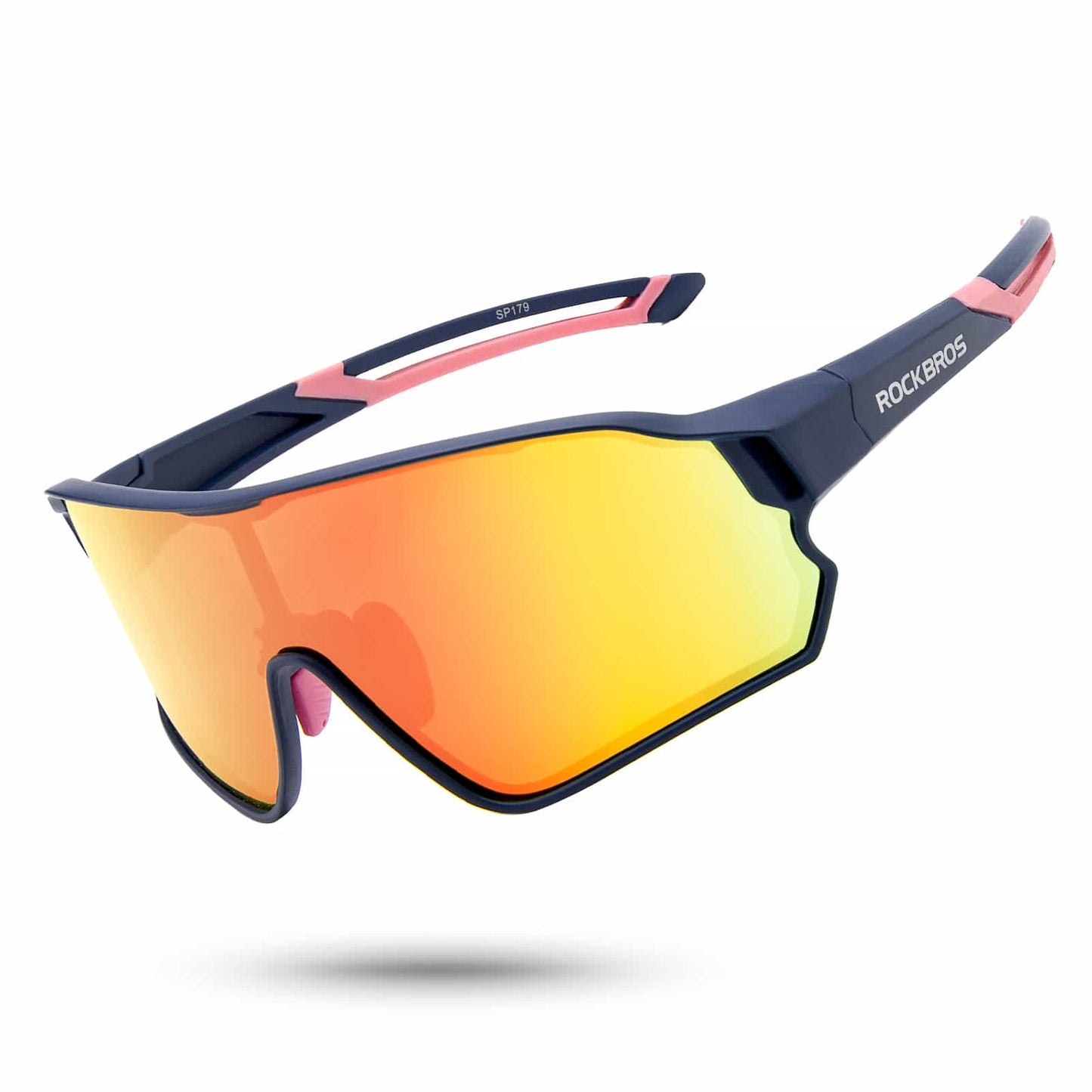 ROCKBROS Fahrradbrille Polarisierte Sportsbrille mit UV-Schutz