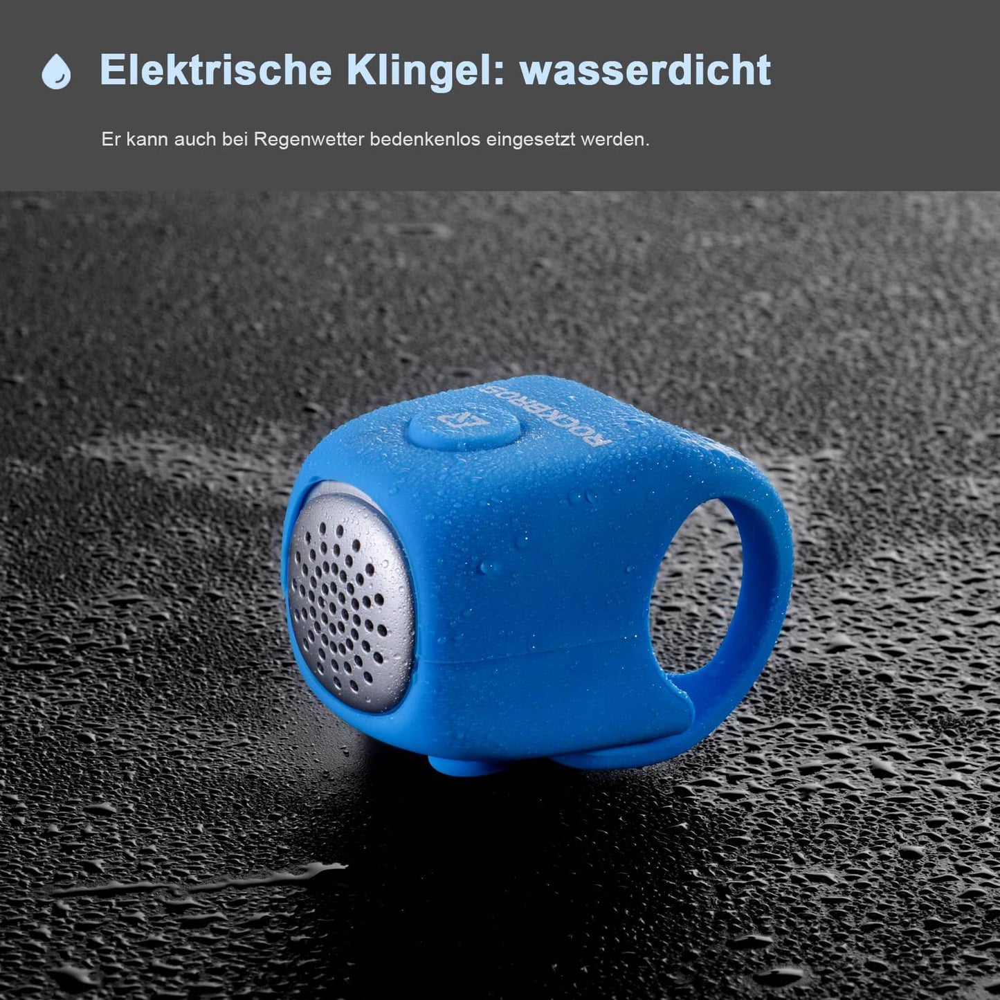 ROCKBROS Fahrradklingel Elektronisch Glocke IPX4 Wasserdicht