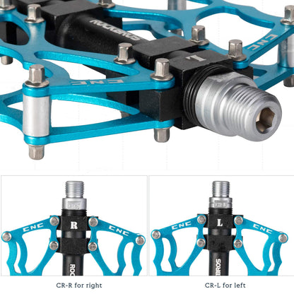 ROCKBROS Fahrradpedale 9/16 Zoll CNC Aluminium mit abgedichteten Lagern