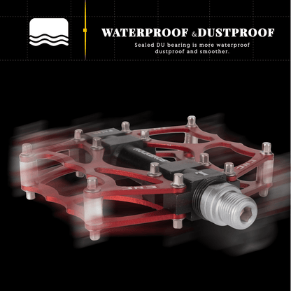 ROCKBROS Fahrradpedale 9/16 Zoll CNC Aluminium mit abgedichteten Lagern