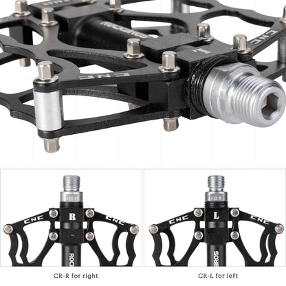 ROCKBROS Fahrradpedale 9/16 Zoll CNC Aluminium mit abgedichteten Lagern
