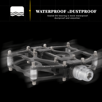 ROCKBROS Fahrradpedale 9/16 Zoll CNC Aluminium mit abgedichteten Lagern