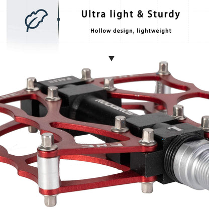 ROCKBROS Fahrradpedale 9/16 Zoll CNC Aluminium mit abgedichteten Lagern