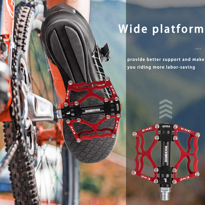 ROCKBROS Fahrradpedale 9/16 Zoll CNC Aluminium mit abgedichteten Lagern