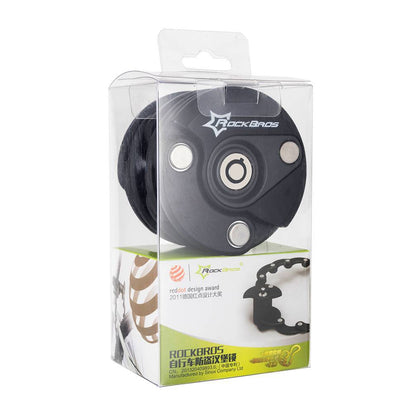 ROCKBROS Fahrradschloss Faltschloss 70 cm Lang Schwarz