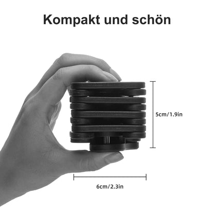 ROCKBROS Fahrradschloss Faltschloss 70 cm Lang Schwarz