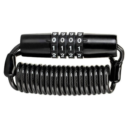 ROCKBROS Fahrradschloss Zahlenschloss  Helmschloss mit 4-stellig Code max. 150 cm