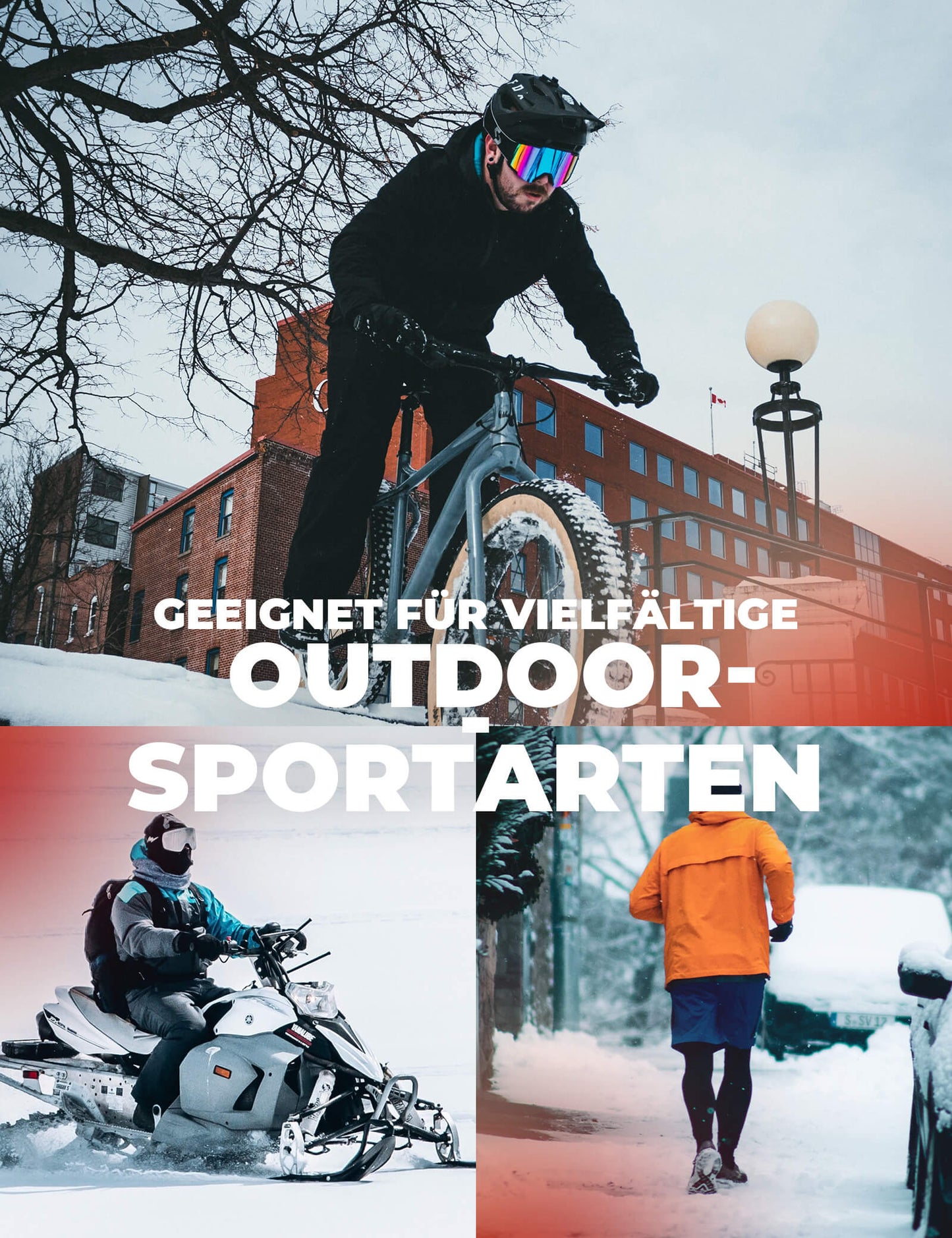 ROCKBROS Winter Jacke Herren Windschutz