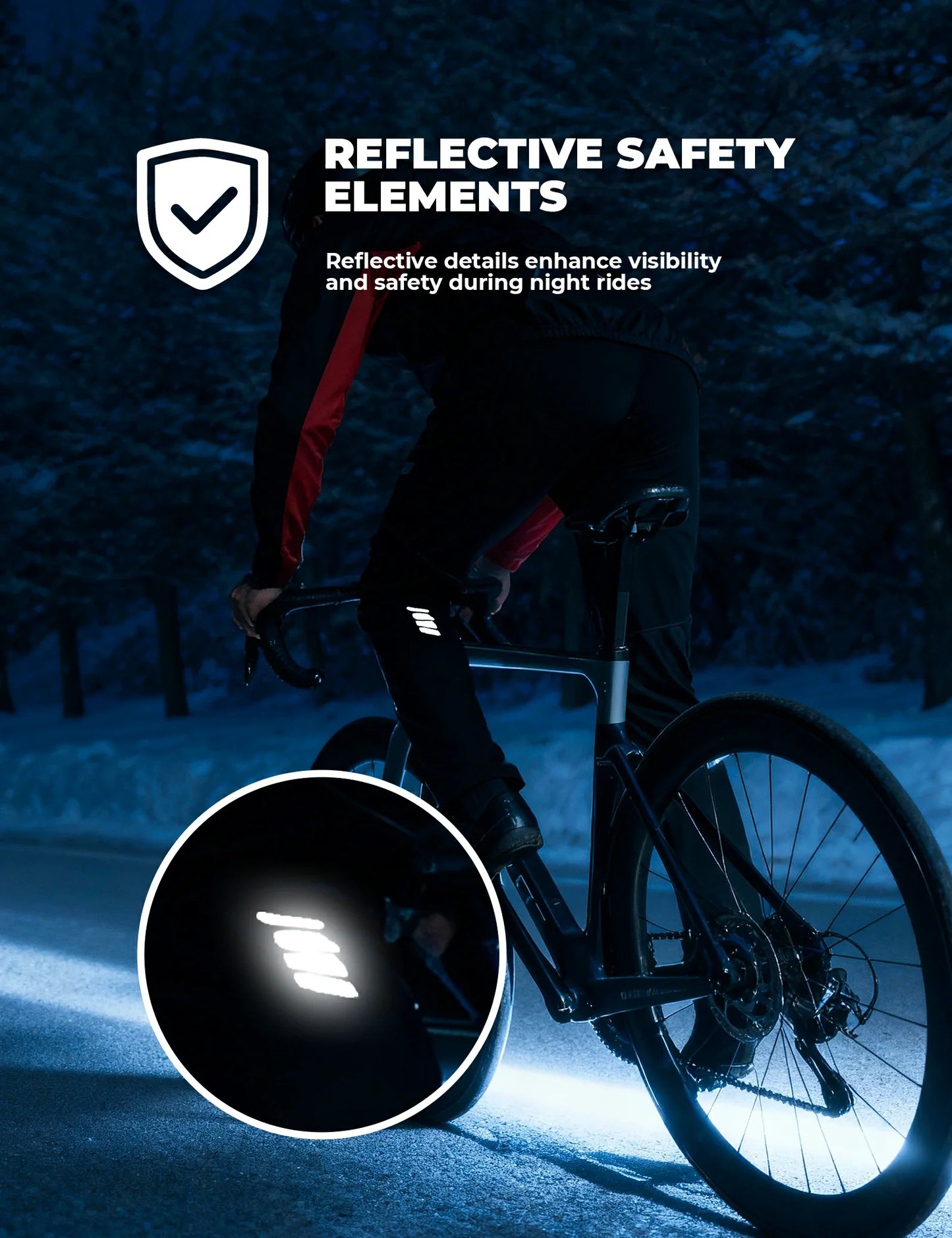 ROCKBROS Winter Jacke / Hose Herren Windschutz Radsportanzug