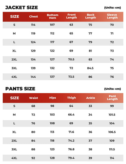 ROCKBROS Winter Jacke / Hose Herren Windschutz Radsportanzug