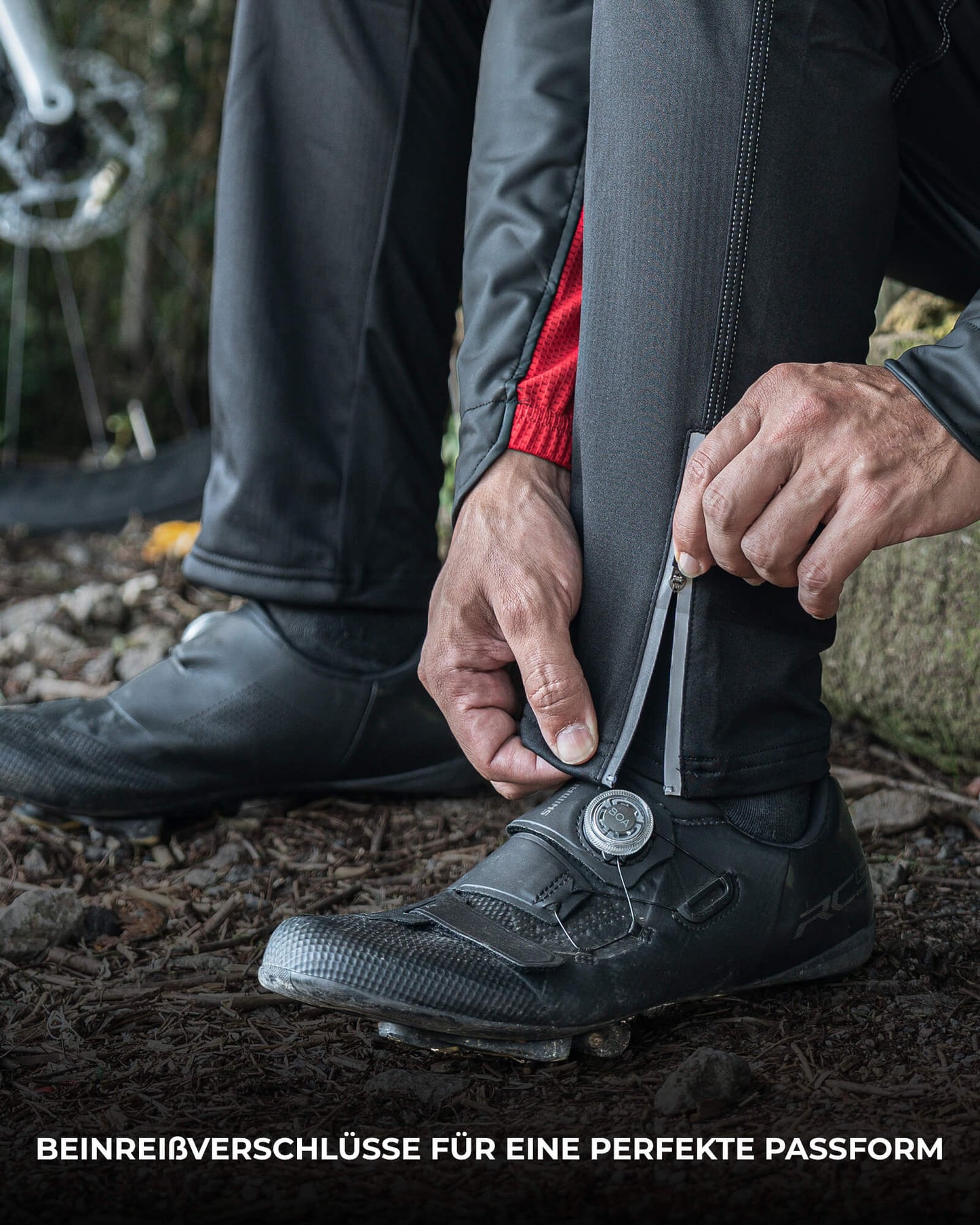 ROCKBROS Winter Radhose Herren Windschutz