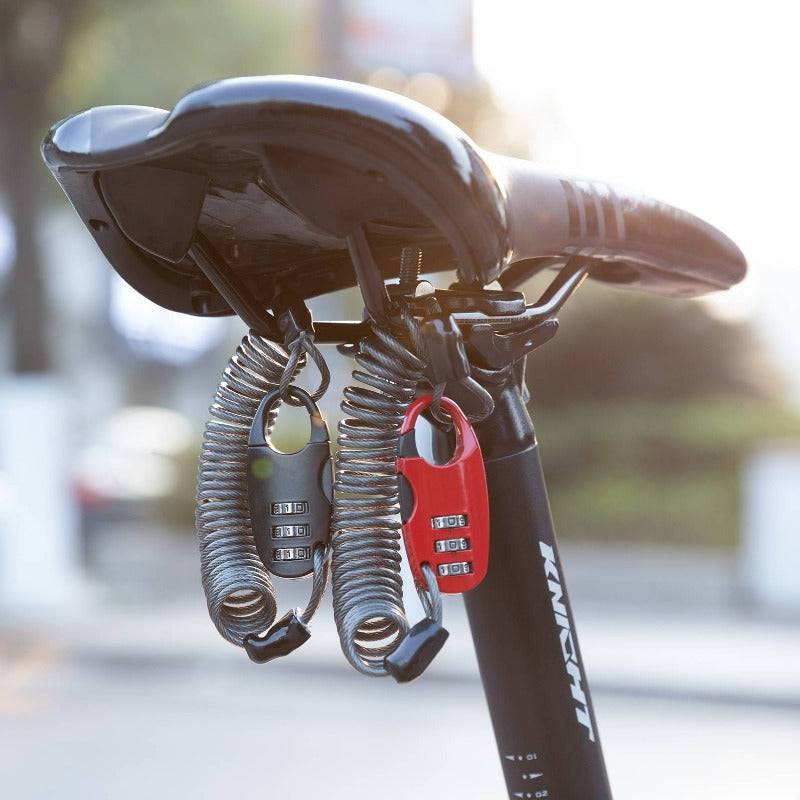 ROCKBROS Helmschloss Kabelschloss Leichtgewichts-Zahlenschloss