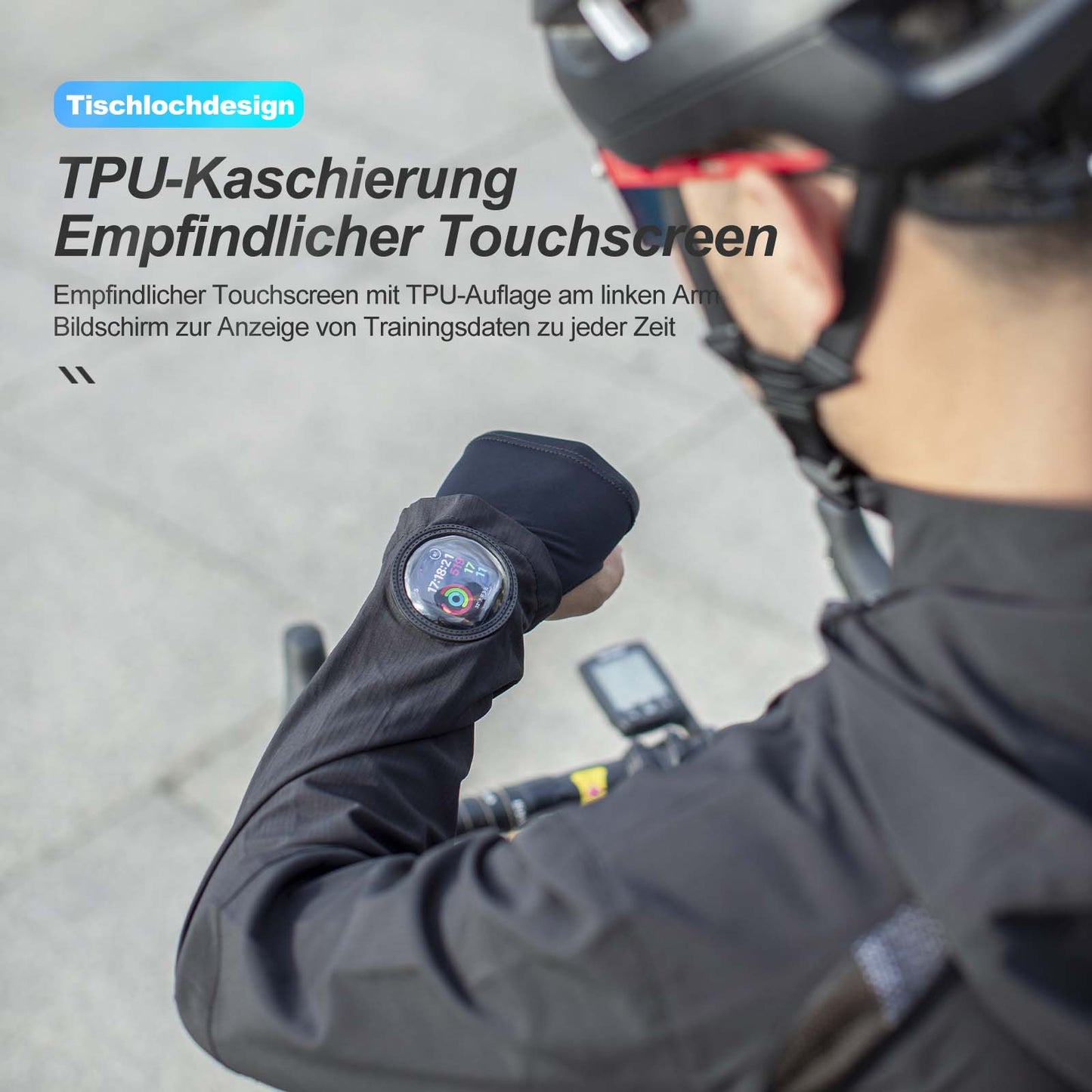 ROCKBROS Herren Softshell Jacke & Hose atmungsaktiv Fahrradanzug