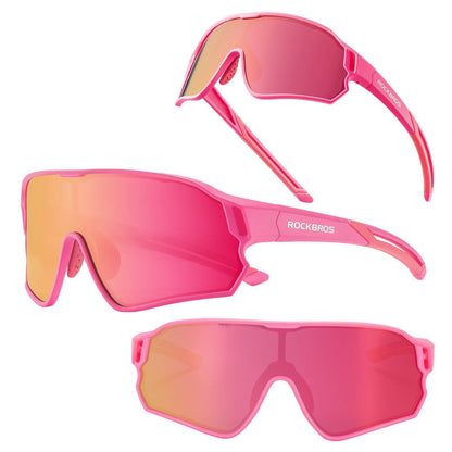 ROCKBROS Kinder Fahrradbrille UV400-Schutz Polarisierte Sonnenbrille