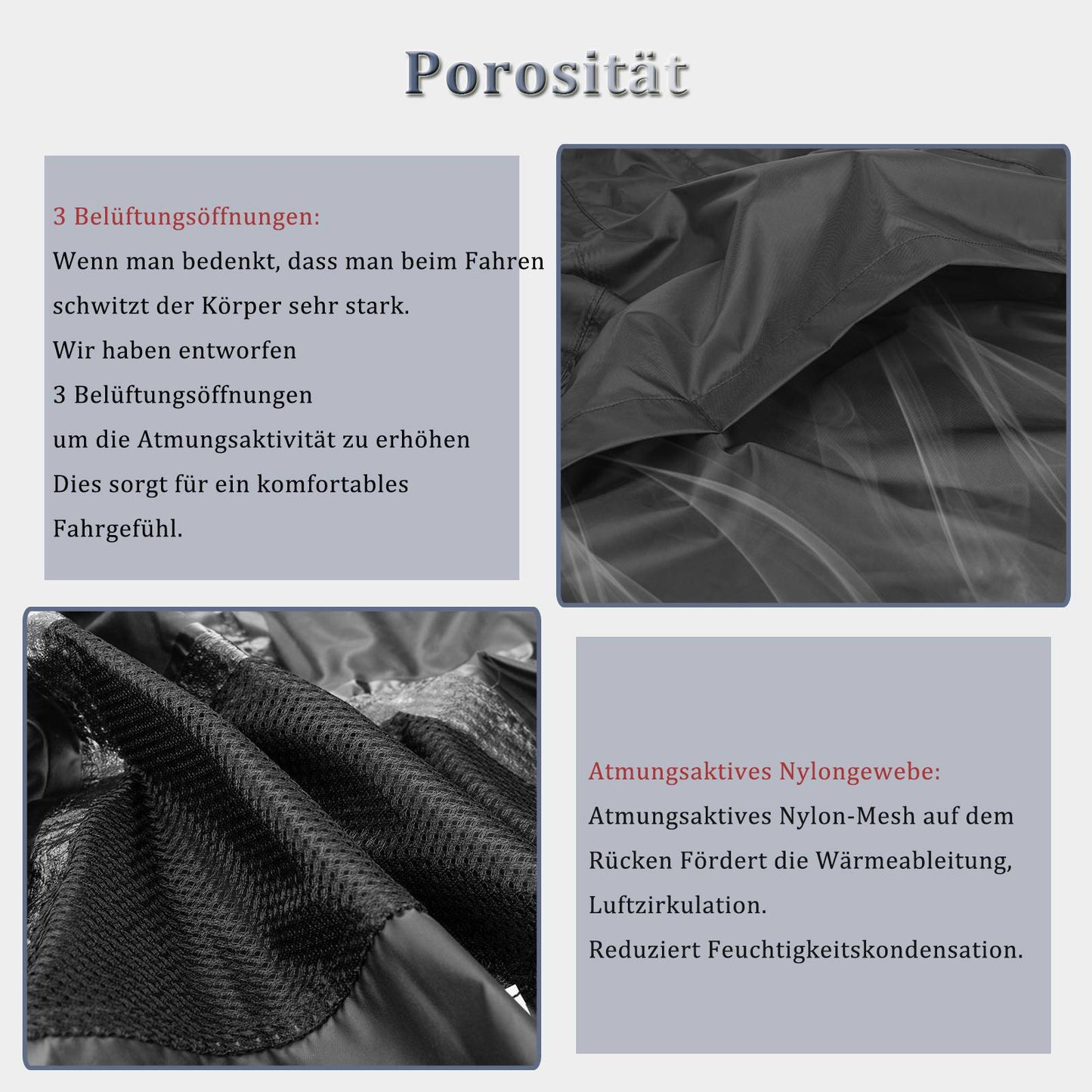 ROCKBROS Radsport Regenjacke Herren Wasserabweisend Leicht Fahrradjacke