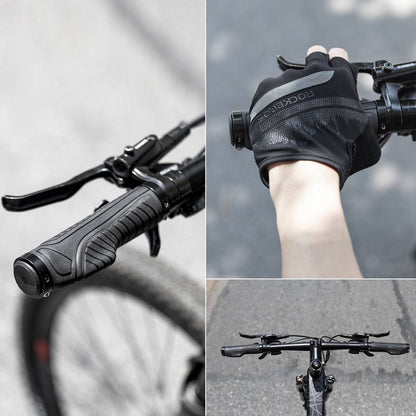 ROCKBROS Rutschfeste Fahrradgriffe aus Gummi mit Lock-on Design für MTB