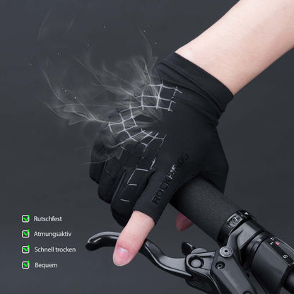 ROCKBROS Sommer atmungsaktive Sport-Radhandschuhe für Männer und Frauen