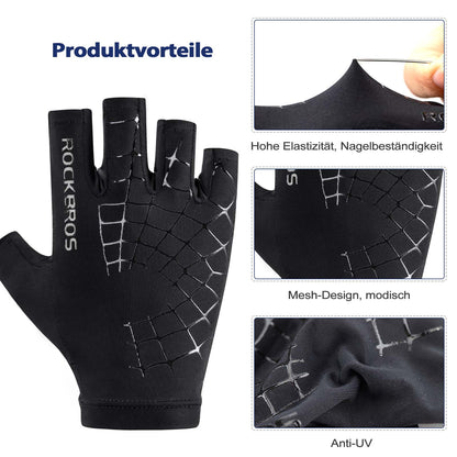 ROCKBROS Sommer atmungsaktive Sport-Radhandschuhe für Männer und Frauen