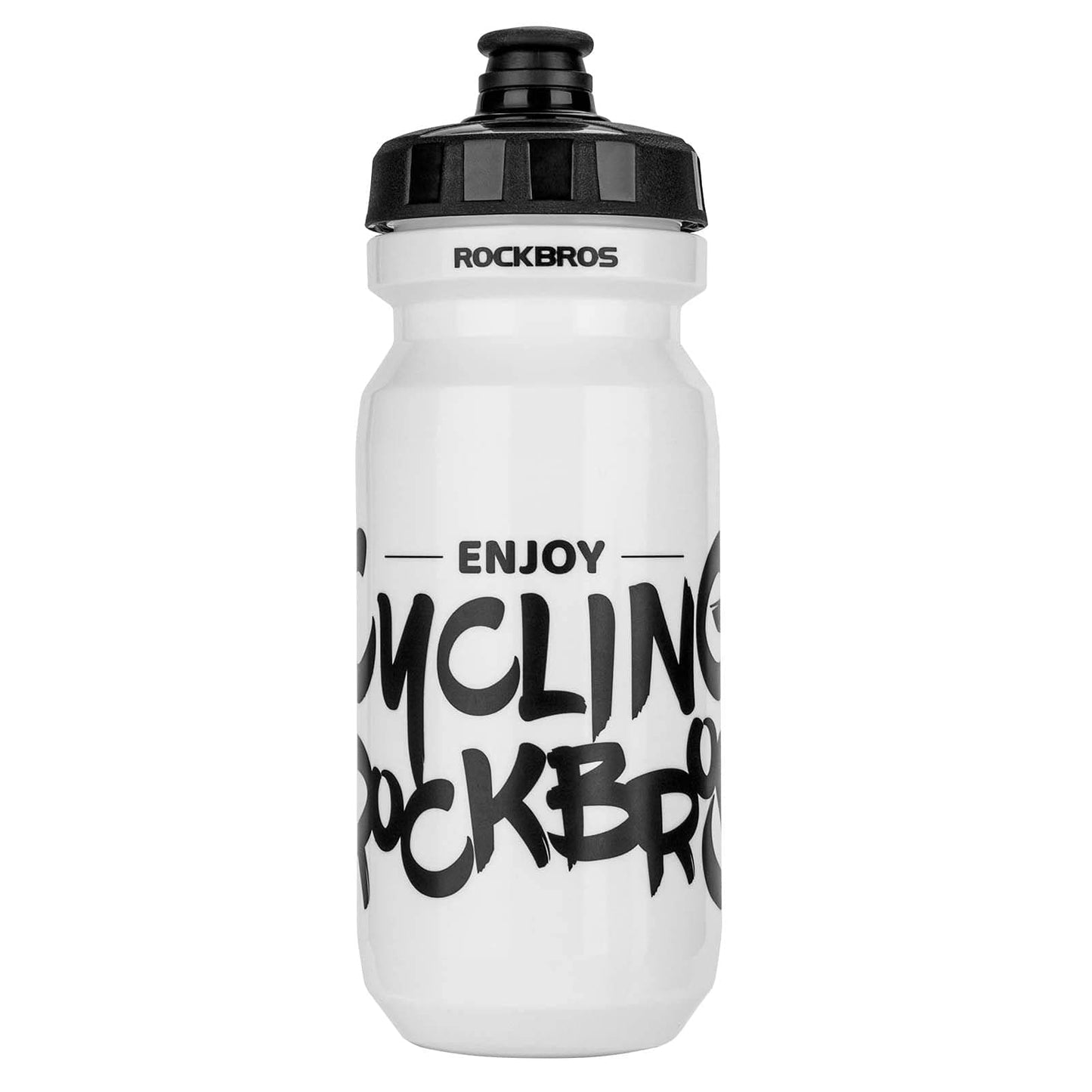 ROCKBROS Sport Trinkflasche 600 ml aus PP5 mit Staubschutzhülle geliefert