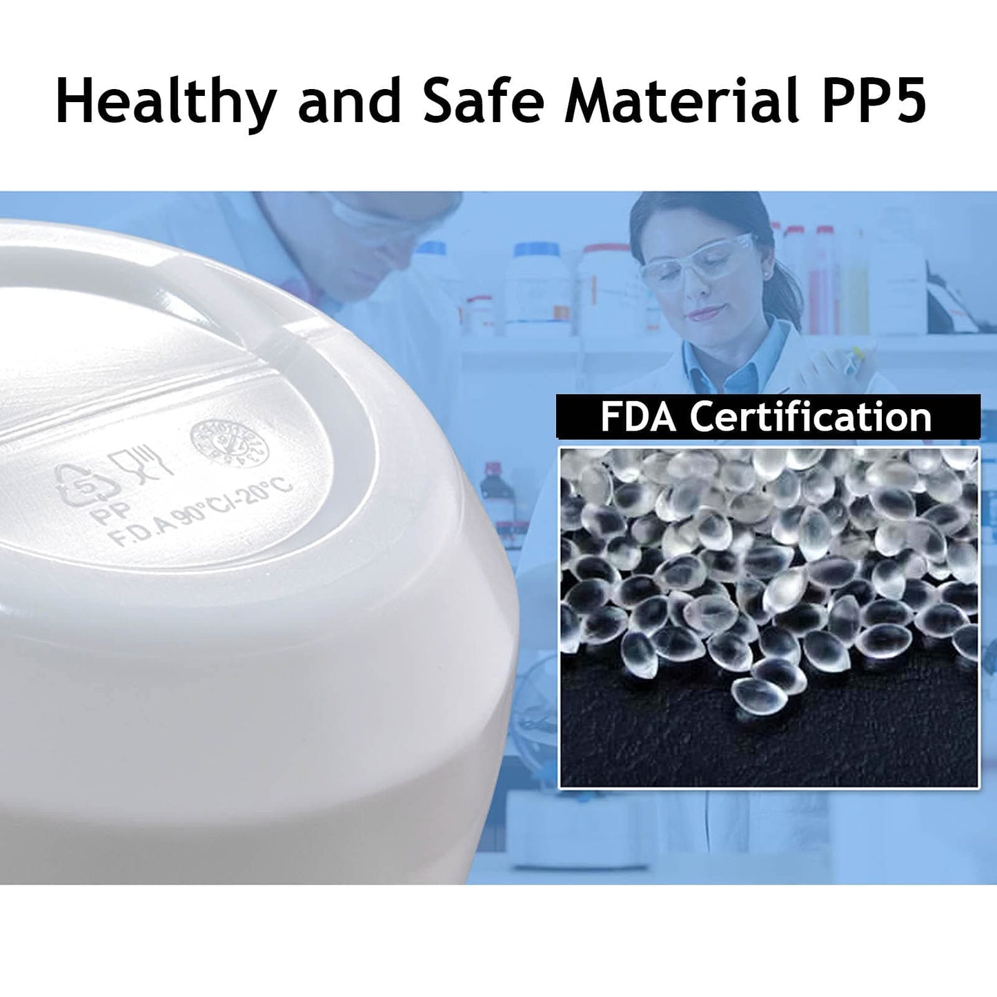 ROCKBROS Sport Trinkflasche 600 ml aus PP5 mit Staubschutzhülle geliefert