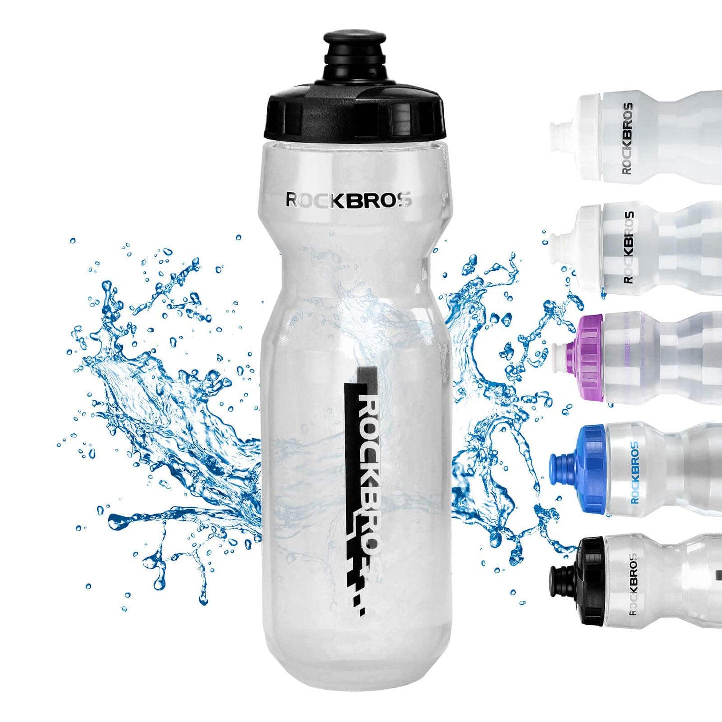 ROCKBROS Sport Trinkflasche 750ml Fahrrad Wasserflasche BPA-Frei