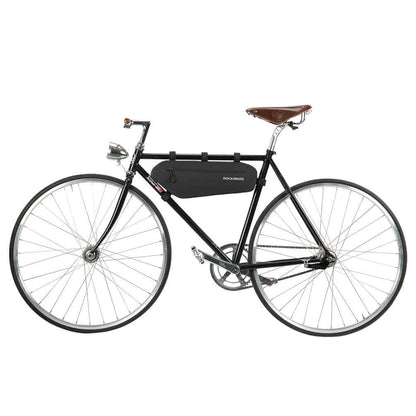 ROCKBROS 4L Wasserabweisend Rahmentasche Dreiecktasche Schwarz