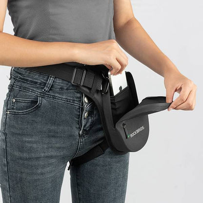 ROCKBROS Wasserdichte Beintasche für Motorrad Damen/Herren Schwarz