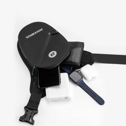 ROCKBROS Wasserdichte Beintasche für Motorrad Damen/Herren Schwarz