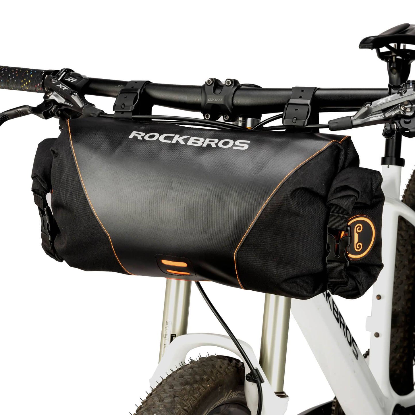 ROCKBROS Wasserdichte Fahrrad Lenkertasche 2L mit Öffnungsdesign