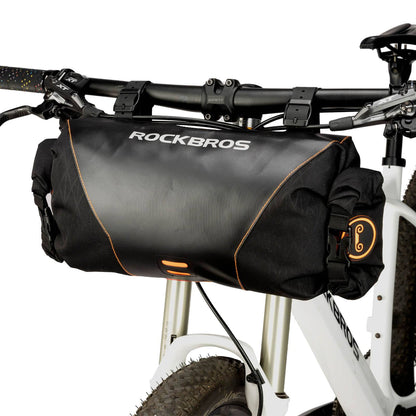 ROCKBROS Wasserdichte Fahrrad Lenkertasche 2L mit Öffnungsdesign