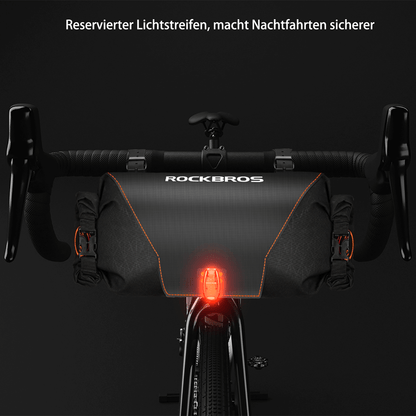 ROCKBROS Wasserdichte Fahrrad Lenkertasche 2L mit Öffnungsdesign