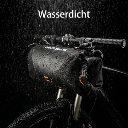 ROCKBROS Wasserdichte Fahrrad Lenkertasche 2L mit Öffnungsdesign