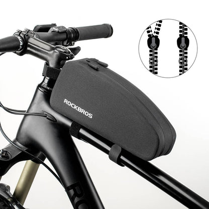 ROCKBROS wasserdichte Oberrohrtasche für Fahrrad 1L / 1.6 L Schwarz