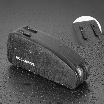 ROCKBROS wasserdichte Oberrohrtasche für Fahrrad 1L / 1.6 L Schwarz